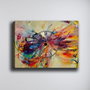Wallity Reloj de Pared Decorativo Multicolor 70 x 100 cm